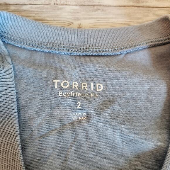 Torrid Champagne Breakfast Crew Heritage Jersey Tee 2X NWT - Picture 6 of 10